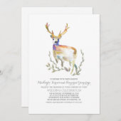 Einladungen für Hochzeiten im Hirschwald (Vorne/Hinten)