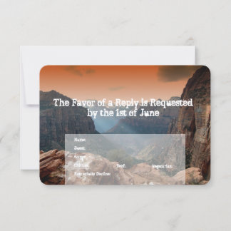 Einladungen für Hochzeiten im Südwesten von Zion C