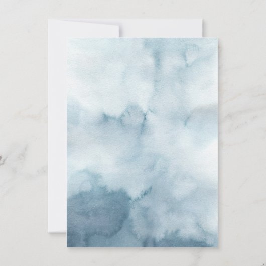 Einladungen für Hochzeiten im tropischen Ozean (Rückseite)