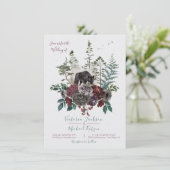 Einladungen für Hochzeiten im Wald (Stehend Vorderseite)