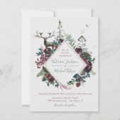 Einladungen für Hochzeiten im Wald (Vorderseite)