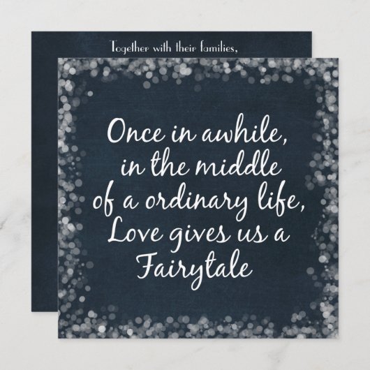 Einladungen für Hochzeiten mit Liebe (Vorne/Hinten)