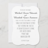 Einladungen für Hochzeiten mit Liebe (Rückseite)