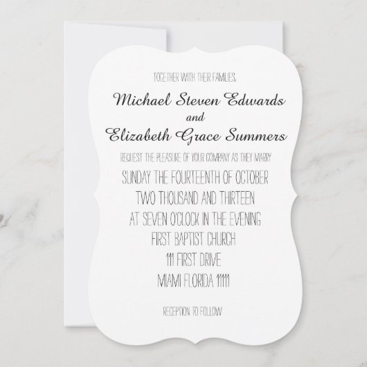 Einladungen für Hochzeiten mit Liebe (Rückseite)