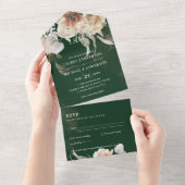 Einladungen für Hochzeiten mit UAWG | BOHO Pampas  (Abreißen)