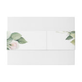 Einladungen für Hochzeiten rosa Peonies Apple Blüt Einladungsbanderole (Rückseitenbeispiel)