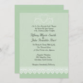 Einladungen für Hochzeiten von Herz und Gesicht (Vorne/Hinten)