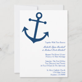 Einladungen für Hochzeiten von Nautical Boat Ancho