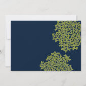 Einladungen für Hochzeiten von Navy und Limonem Fl (Rückseite)