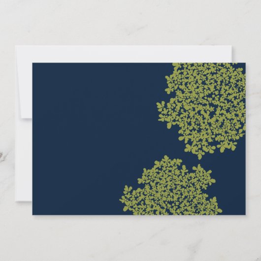 Einladungen für Hochzeiten von Navy und Limonem Fl (Rückseite)