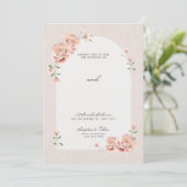 Einladungen für Hochzeitkarten (Stehend Vorderseite)
