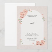 Einladungen für Hochzeitkarten (Vorne/Hinten)