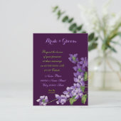 Einladungen für Hochzeitsfeiern, Hochzeitsfeiern (Stehend Vorderseite)