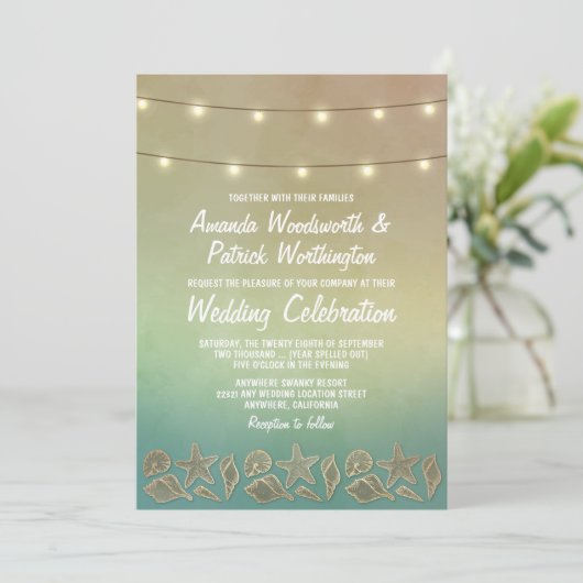 Einladungen für Hochzeitsfeiern und Hochzeiten in (Stehend Vorderseite)