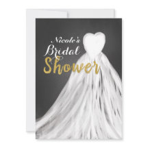 Einladungen für Hochzeitskleid Bridal
