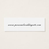 Einladungen für Hochzeitstiefel-Erinnerung (Rückseite)