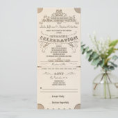 Einladungen für Hochzeitstipps mit UAWG (Stehend Vorderseite)