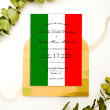 Einladungen für italienische Hochzeiten