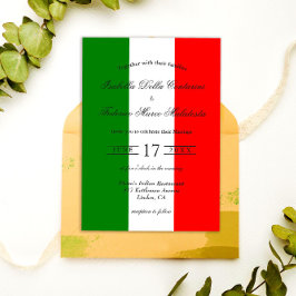 Einladungen für italienische Hochzeiten