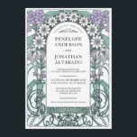 Einladungen für Jugendstil-Hochzeiten (Set #6)<br><div class="desc">Art Nouveau Hochzeit Einladungen. Vintag,  handbemalt,  Gatsby,  Alphonse Mucha Stil.</div>