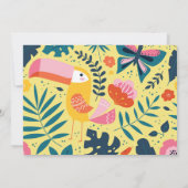 Einladungen für Jung, Wild und Drei Jungen zum Geb (Rückseite)