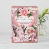 Einladungen für Junggeselinnen-Abschied und Finger (Stehend Vorderseite)