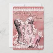 Einladungen für Junggeselinnen-Abschied und Finger (Rückseite)