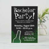 Einladungen für Junggeselle | Benutzerfreundliche  (Stehend Vorderseite)