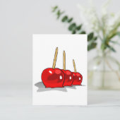 Einladungen für kandierte Äpfel (Stehend Vorderseite)