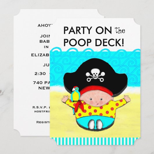 Einladungen für Kinder (Vorne/Hinten)