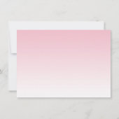 Einladungen für Kinder mit rosa Herzchen (Rückseite)