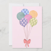 Einladungen für Kinder zur Geburtstagsparty (Rückseite)