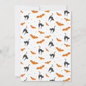 Einladungen für Kinderduschen oder Trick-Behandlun (Rückseite)