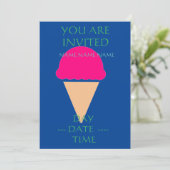 Einladungen für Kindergeburtstag (Stehend Vorderseite)