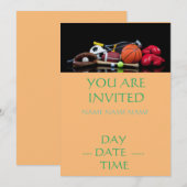 Einladungen für Kindergeburtstag (Vorne/Hinten)