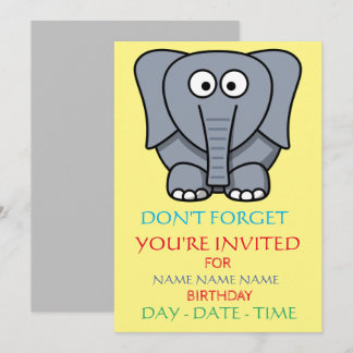 Einladungen für Kindergeburtstag