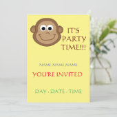 Einladungen für Kindergeburtstag (Stehend Vorderseite)