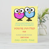 Einladungen für Kindergeburtstag (Stehend Vorderseite)