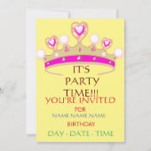 Einladungen für Kindergeburtstag (Vorderseite)