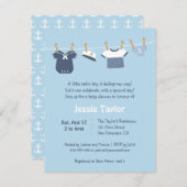 Einladungen für Kinderkleidung (Vorne/Hinten)