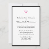 Einladungen für klassische Hochzeiten (Vorderseite)