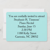 Einladungen für Klaviertasten (Rückseite)