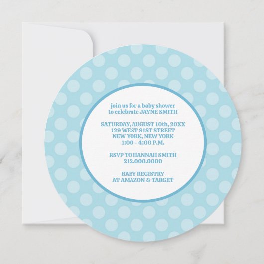 Einladungen für Kleidersäcke {blau} (Rückseite)