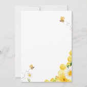 Einladungen für kleine Honigbienen (Rückseite)