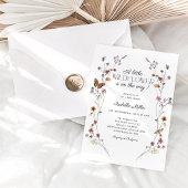 Einladungen für kleine Wildblume Baby Girl Dusche