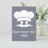 Einladungen für KOCH (Stehend Vorderseite)