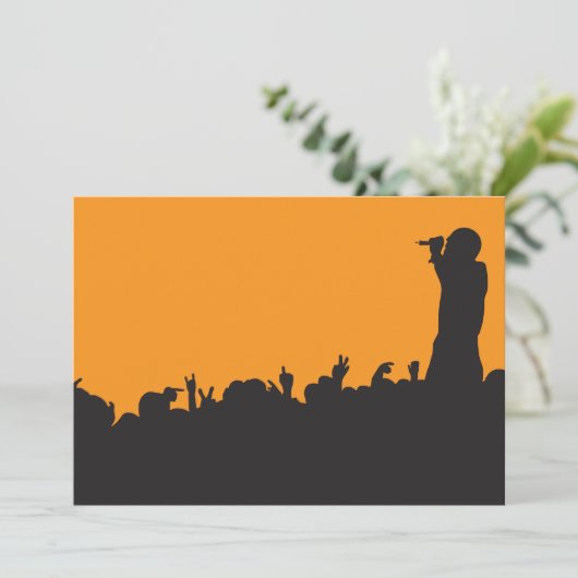 Einladungen für Konzerte (Stehend Vorderseite)