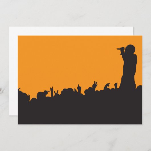 Einladungen für Konzerte (Vorne/Hinten)