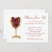 Einladungen für Korkweine (Vorne/Hinten)