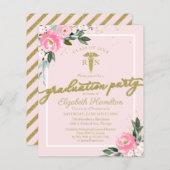 Einladungen für Krankenpfleger Grad Party (Vorne/Hinten)